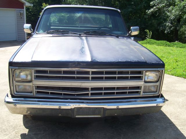 1987 Blue Chevrolet C-10