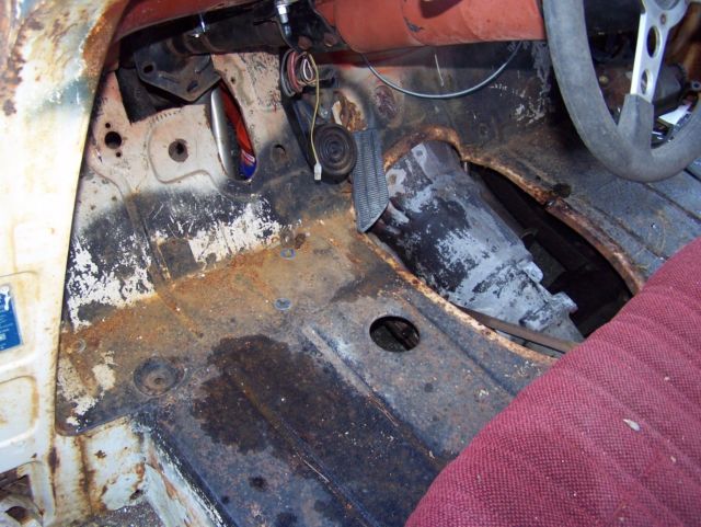 1955 whit rust Chevrolet 3100 truck