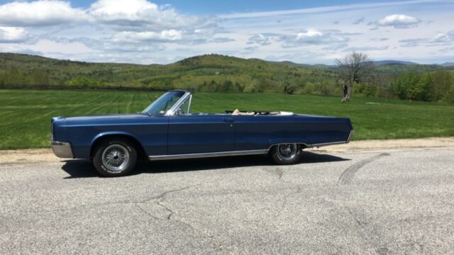 1967 Blue Chrysler Newport Convertible