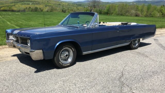 1967 Blue Chrysler Newport Convertible