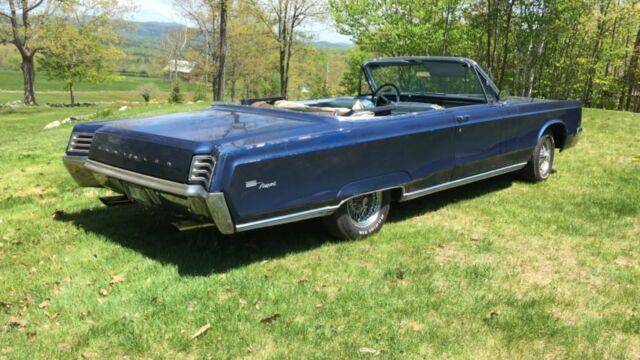 1967 Blue Chrysler Newport Convertible