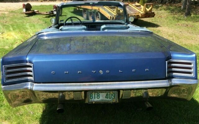 1967 Blue Chrysler Newport Convertible