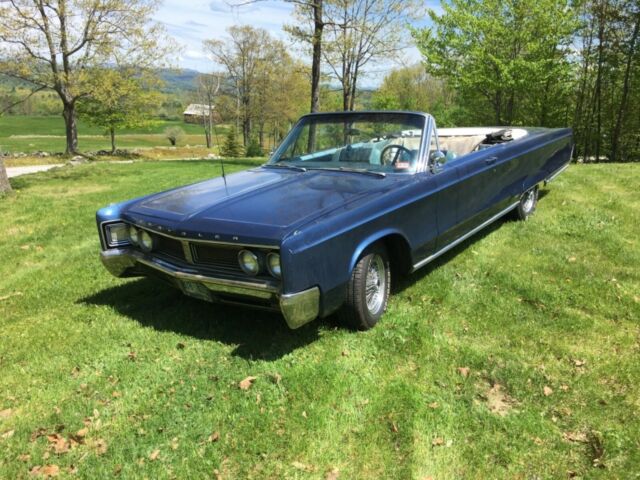 1967 Blue Chrysler Newport Convertible