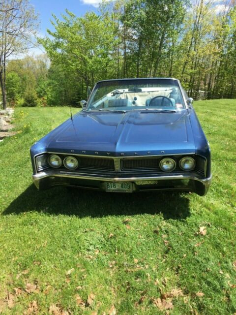 1967 Blue Chrysler Newport Convertible
