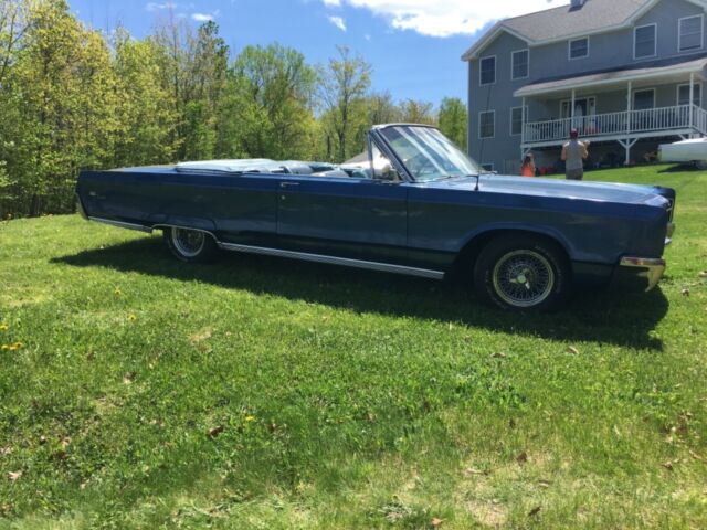 1967 Blue Chrysler Newport Convertible