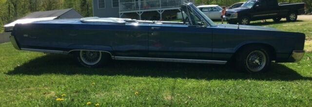 1967 Blue Chrysler Newport Convertible