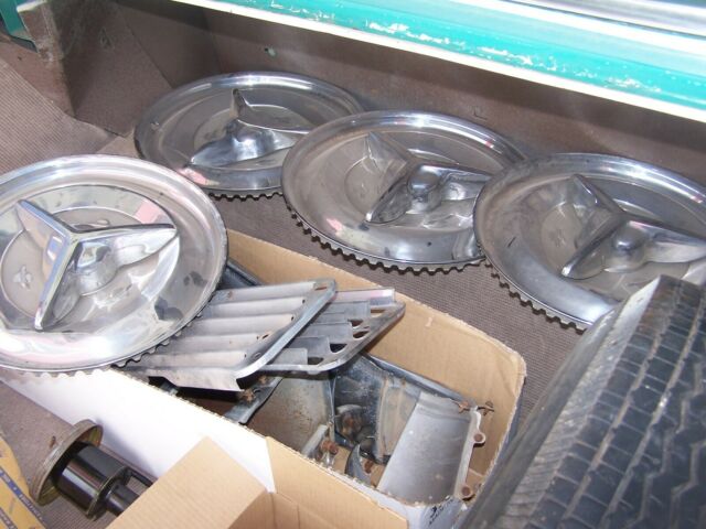 1956 green/white Oldsmobile Eighty-Eight four door sedan