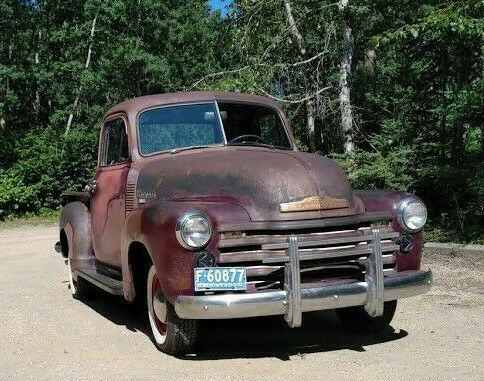 1951 Burgundy Chevrolet Other Pickups Standard Cab Pickup