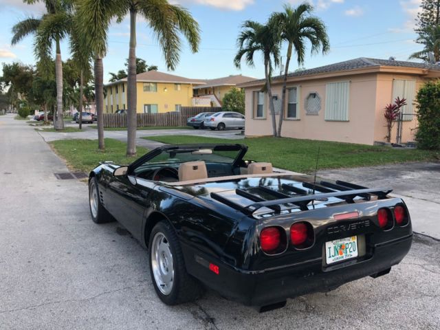 1992 Black Chevrolet Corvette Convertible