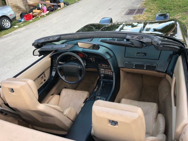 1992 Black Chevrolet Corvette Convertible
