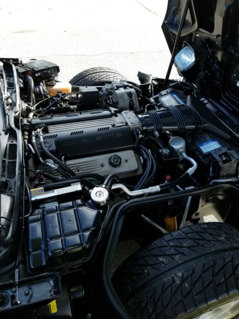 1992 Black Chevrolet Corvette Convertible