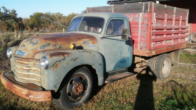 1953 Blue cab/red box Chevrolet Other Pickups Farm truck