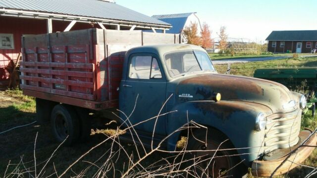 1953 Blue cab/red box Chevrolet Other Pickups Farm truck