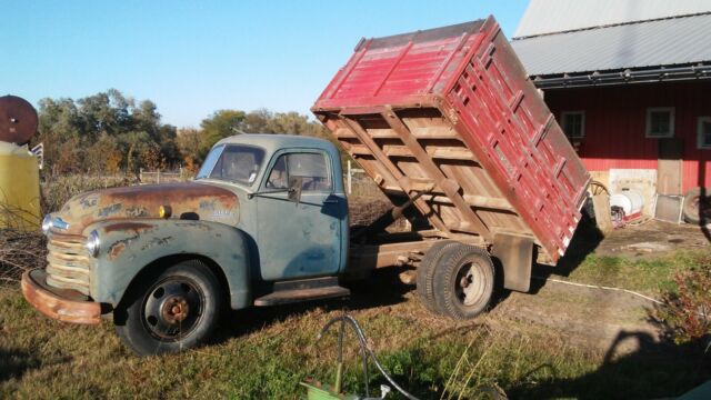1953 Blue cab/red box Chevrolet Other Pickups Farm truck