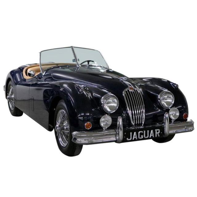 1955 Navy Blue Jaguar XK