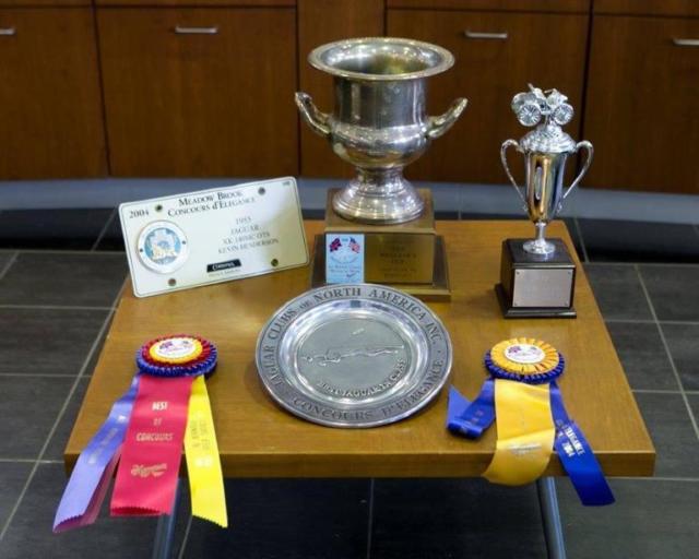 1955 Navy Blue Jaguar XK