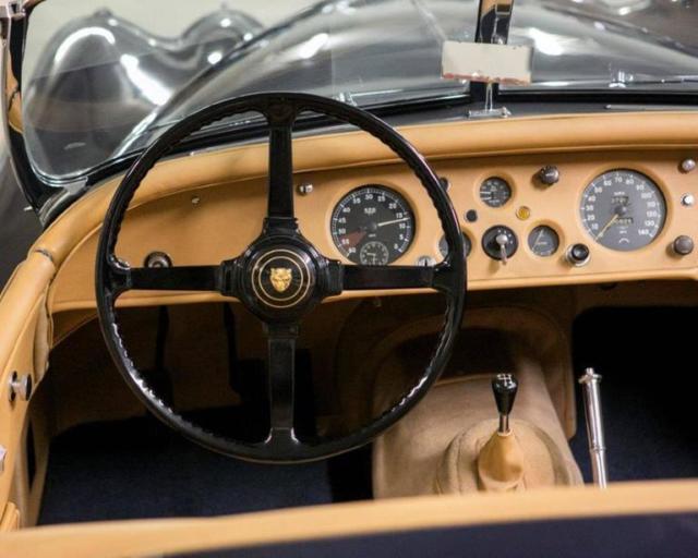 1955 Navy Blue Jaguar XK