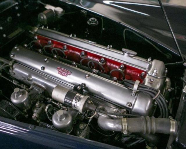 1955 Navy Blue Jaguar XK