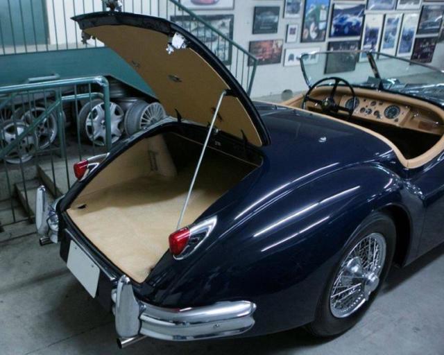 1955 Navy Blue Jaguar XK