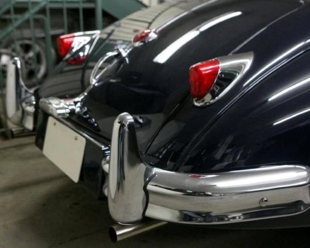 1955 Navy Blue Jaguar XK