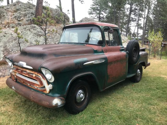 1957 Green Chevrolet Other Pickups Standard Cab Pickup