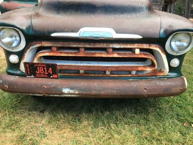1957 Green Chevrolet Other Pickups Standard Cab Pickup