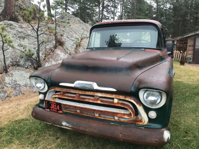 1957 Green Chevrolet Other Pickups Standard Cab Pickup