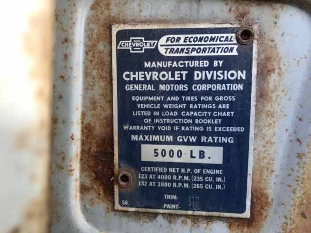 1957 Green Chevrolet Other Pickups Standard Cab Pickup