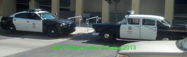 1957 Black & White Ford Custom Sedan