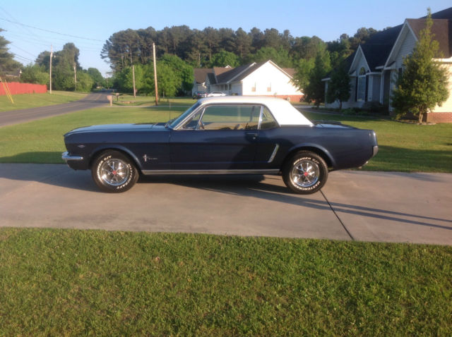 1965 Blue Ford Mustang Coupe