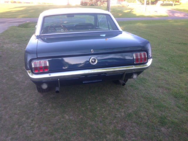1965 Blue Ford Mustang Coupe