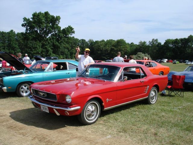 1965 Red Ford Mustang Coupe