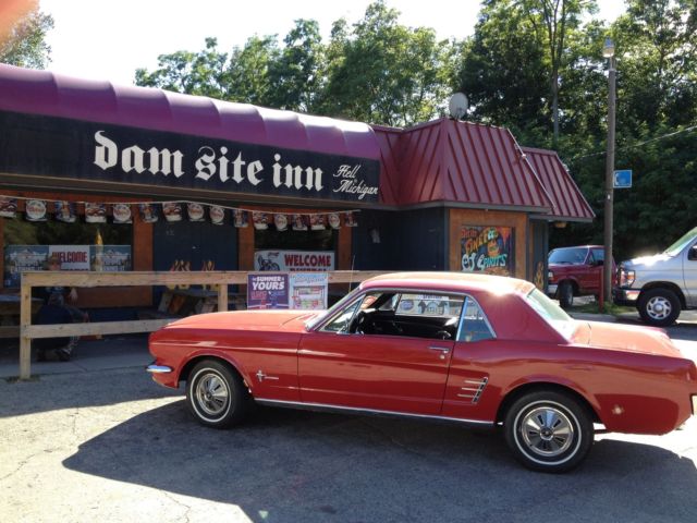 1965 Red Ford Mustang Coupe