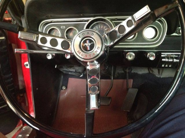 1965 Red Ford Mustang Coupe