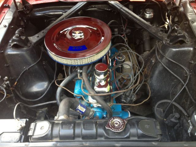 1965 Red Ford Mustang Coupe