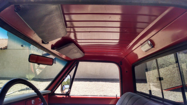 1972 Orange Chevrolet C-10 Standard Cab Pickup