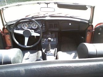 1976 Red MG MGB Convertible