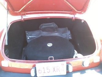 1976 Red MG MGB Convertible