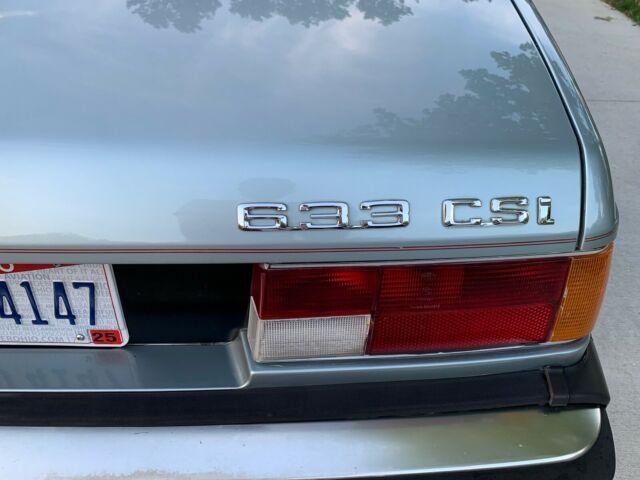 1984 Blue BMW 6-Series Coupe