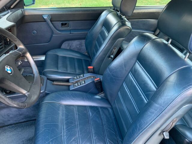 1984 Blue BMW 6-Series Coupe