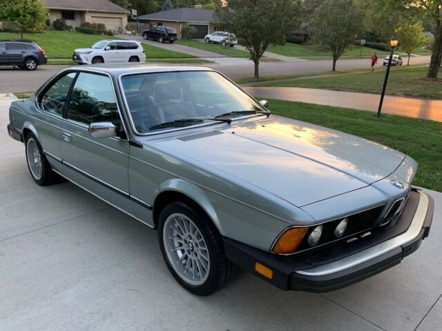 1984 Blue BMW 6-Series Coupe