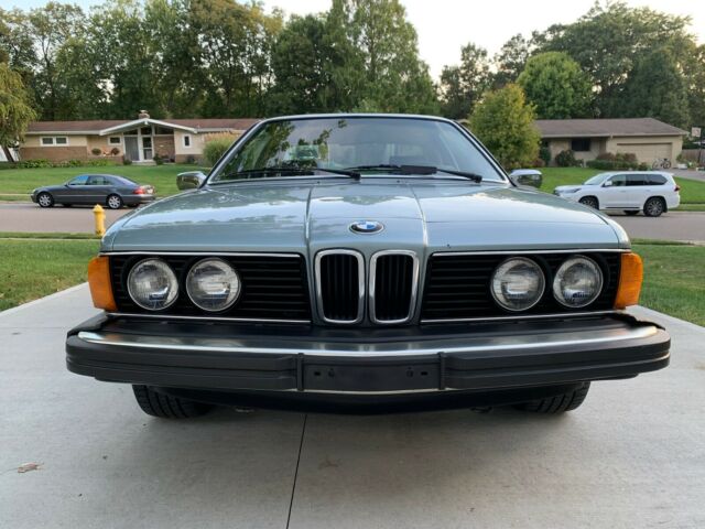 1984 Blue BMW 6-Series Coupe