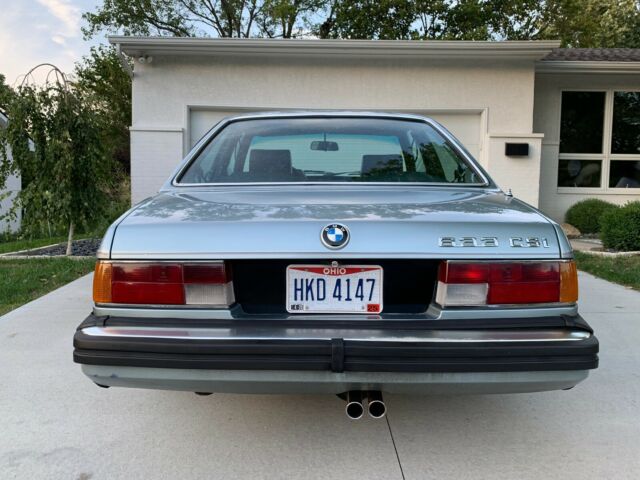 1984 Blue BMW 6-Series Coupe