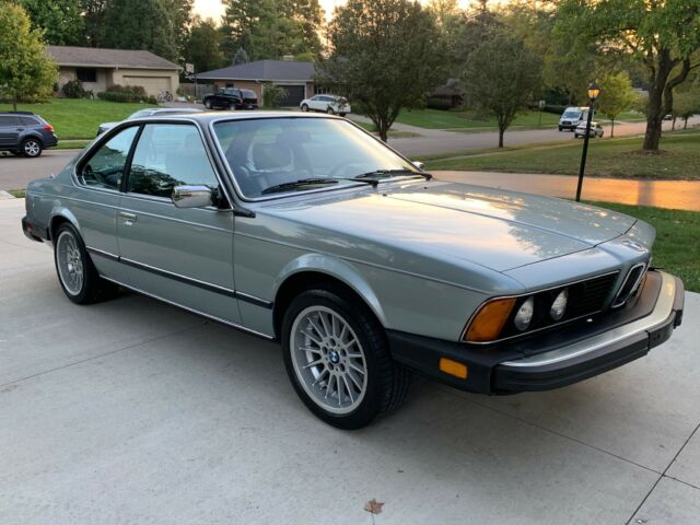 1984 Blue BMW 6-Series Coupe