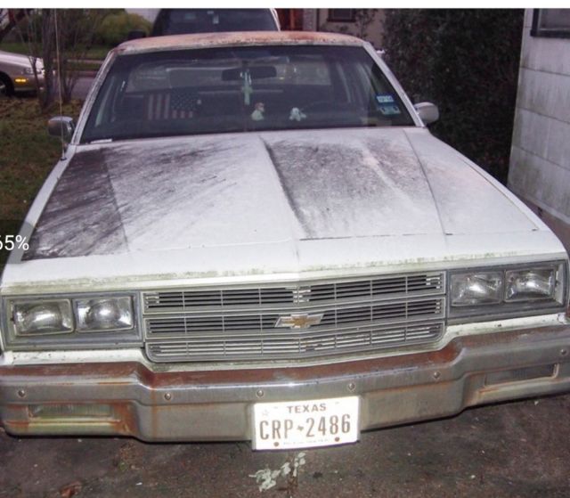1985 White Chevrolet Other Sedan