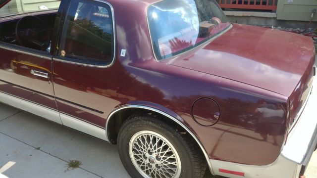 1988 Burgundy Oldsmobile Toronado