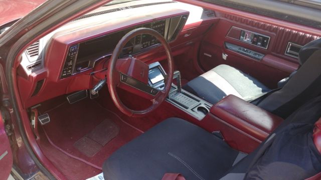 1988 Burgundy Oldsmobile Toronado