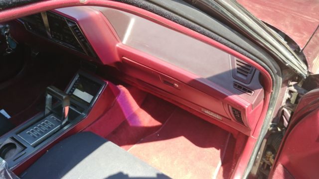 1988 Burgundy Oldsmobile Toronado