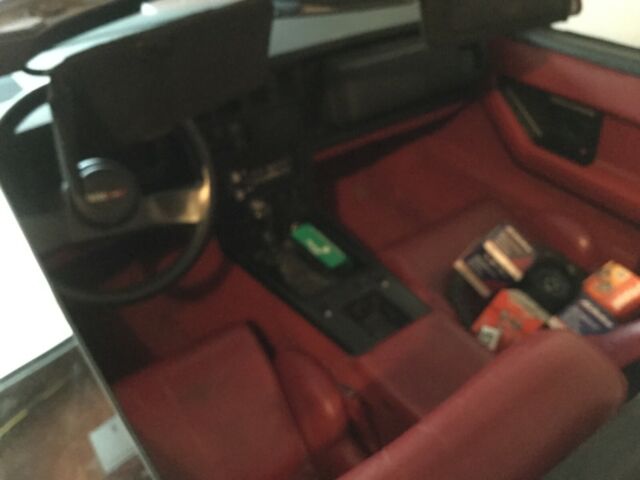 1989 Red Chevrolet Corvette Convertible