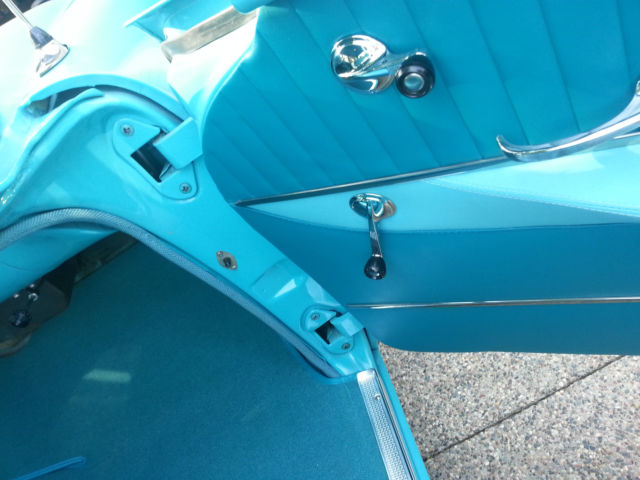 1956 turquoise & white Chevrolet Bel Air/150/210 Sedan